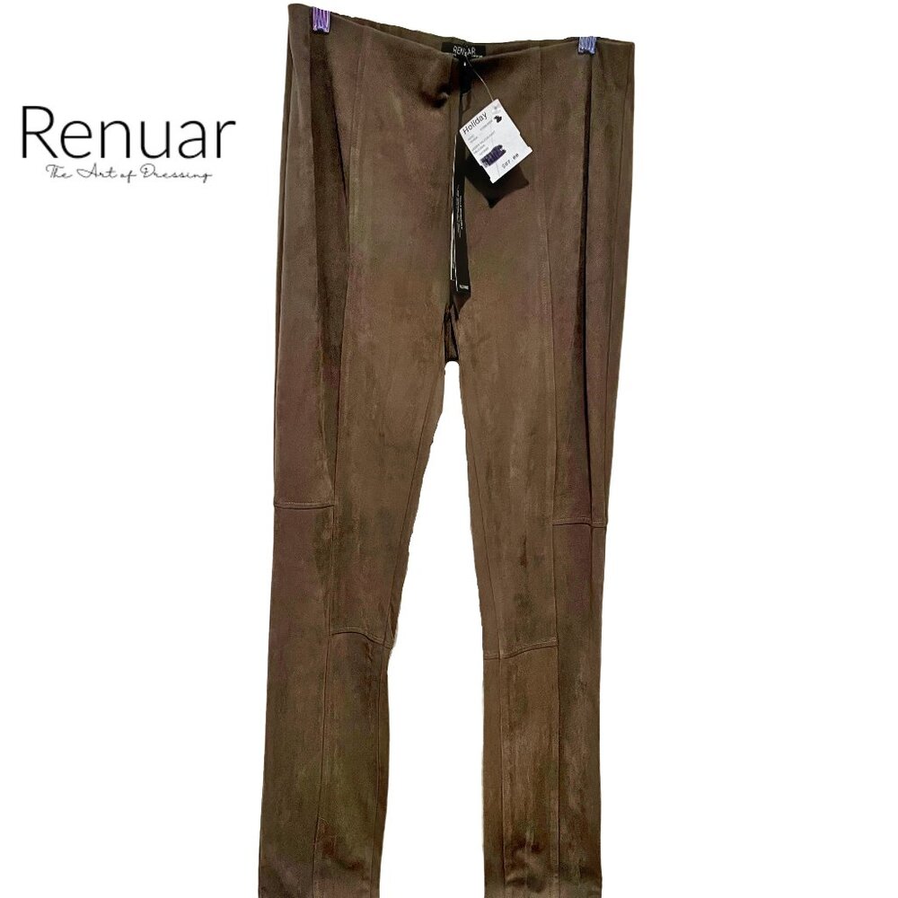 Renuar Pull On Moleskin Skinny Pant, Sz 4, NWT